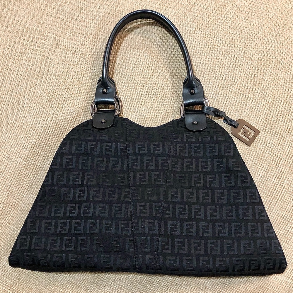 Authentic Fendi Diavolo Trapezio Handbag